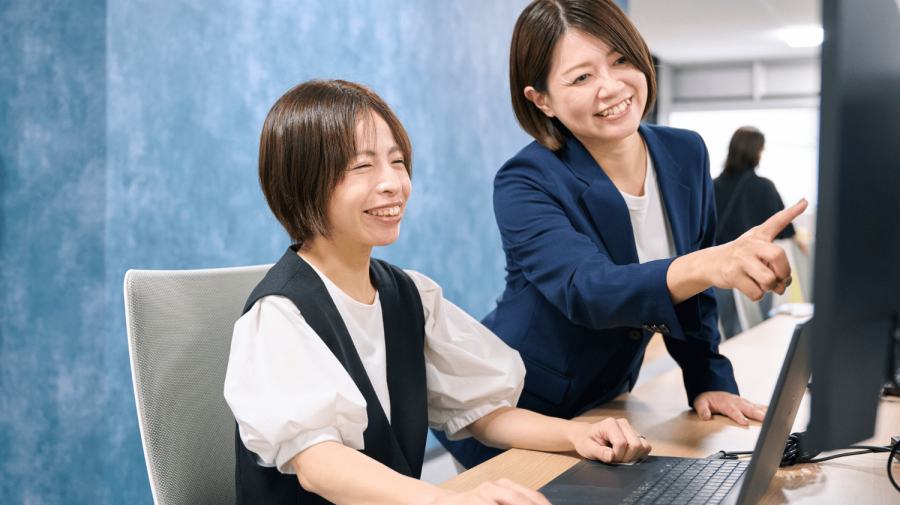 着実にスキルが身に付き、成長できる！